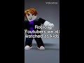 Roblox YouTubers that we watched as kids..😢