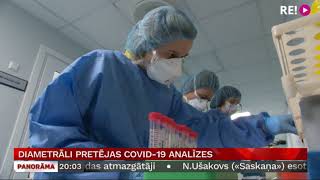 Diametrāli pretējas covid-19 analīzes