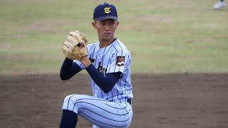 東海大菅生 鈴木泰成 投手（2年）2021/04/04 春季東京都高校野球大会1回戦