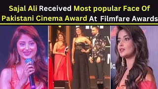 Filmfare Award (19 Nov 2022) - Sajal aly received most popular face of Pakistani cinema Award
