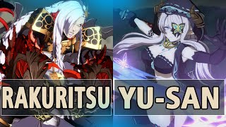 GBVSR:🔥Rakuritsu (Beelzebub) Vs Yu-san (Narmaya B.Butterfly)🔥| High Level Gameplay.