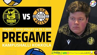 Tiikerit - Savo-Volley la 25.1.2025 | Otteluennakko