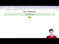 Django 3 Tutorial | Password Generator Preview