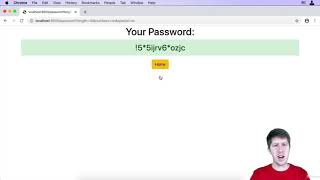 Django 3 Tutorial | Password Generator Preview