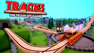 TOY TRAIN TUNNELS and TURNTABLES TOWN! - Tracks - The Train Set Game Gameplay Ep4