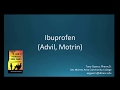 (CC) How to Pronounce ibuprofen (Advil, Motrin) Backbuilding Pharmacology