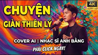 QUÁ CẢM XÚC!!! CHUYỆN GIÀN THIÊN LÝ(Anh Bằng) - Bản Cover AI Hay Không Tưởng.