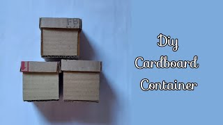 Diy Cardboard Craft|Cardboard Container| #shorts #shivamart
