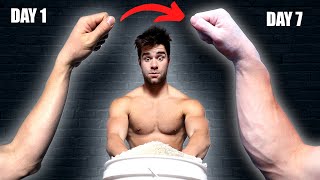 I Tried RICE BUCKET TRAINING Every Day For A Week - Wrist/ Forearm Explosion!