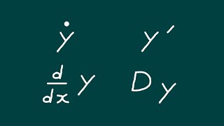 [ 헨델 수학 교실 ] 여러 가지 미분 기호와 미분 연산자 그리고 헤비사이드 연산자법
