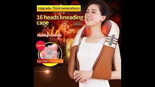 Electrical Shiatsu Back Neck Shoulder Body Massager  #bodymassage #painrelief #musclerelaxation