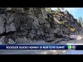 Rockslide forces hourslong closure on Highway 50 near Echo Summit