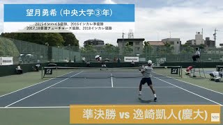 【バズーカ集】2018インカレ王者 望月勇希(中大) 好プレー集 ～2回戦-決勝戦～