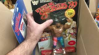 Bought thousands of dollars worth of vintage toys today including a MOC LJN WWF Collection !