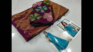 Price :600+shipping,Trending Fancy Saree.