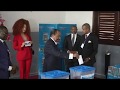 Elections législatives et municipales -  Vote du Chef de l’Etat et Mme Chantal BIYA