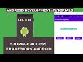 Storage Access Framework Android Studio Example | 40 | Android Development Tutorial for Beginners