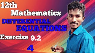 Class 12 mathematics differential equations|| #@LIFEOFMATHEMATICS || NCERT chapter 9| exercise 9.2