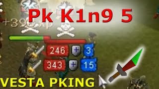 Runescape Pk K1n9 5  Full Vesta Rambo Dds Pking With Commentary