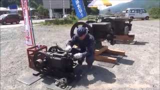 ライト発動機　三重発動機　山梨20150517  Vintage Stationary Engines