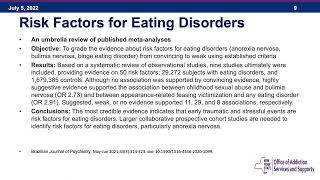 Learning Thursdays: Eating Disorders and Substance Use