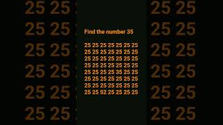 find the number 35