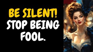 Silence is the height of contempt, 6 Traits of People Who Speak Less - Stoicism