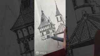 Urban sketching in Antwerp, Belgium