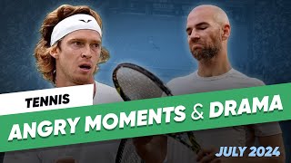 Tennis Angry Moments & Drama - July 2024