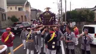 平成27年 埼玉県蕨市 春日神社 秋祭り 本社古神輿渡御 。