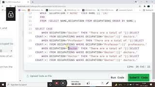 THE PADS - HACKERRANK SOLUTION || SQL || IN ORACLE