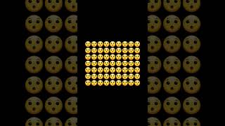 #emoji #emojieyetest #emojichallenge #canyoufindtheoddemoji #funny #findtheoddemoji #illusion