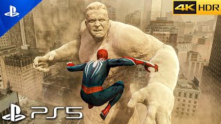 (PS5) Spider-Man 2 Sandman  Boss Fight | ULTRA Realistic Graphics Gameplay [4K 6