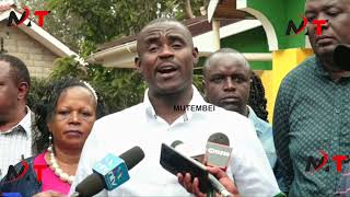 WACHANENI NA WAMATANGI!!UDA SG MALALA WARNS KIAMBU MCAS!