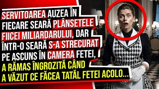 Servitoarea auzea în Fiecare Seară plânsetele Fiicei Miliardarului, Dar într-o Seară s-a Strecurat..