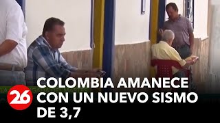 Sismo de 3,7 en Colombia: fue durante la madrugada del martes