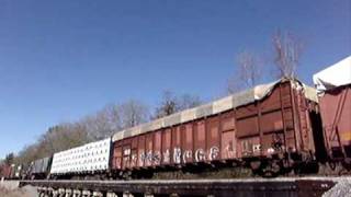 CSX Q647 freight train