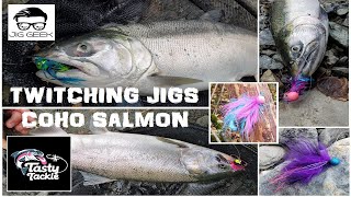 Twitching Jigs for Chrome November Coho Salmon