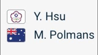 Yu Hsiou Hsu vs Marc Polmans | Sydney 2022 CHAMPIONSHIP POINT