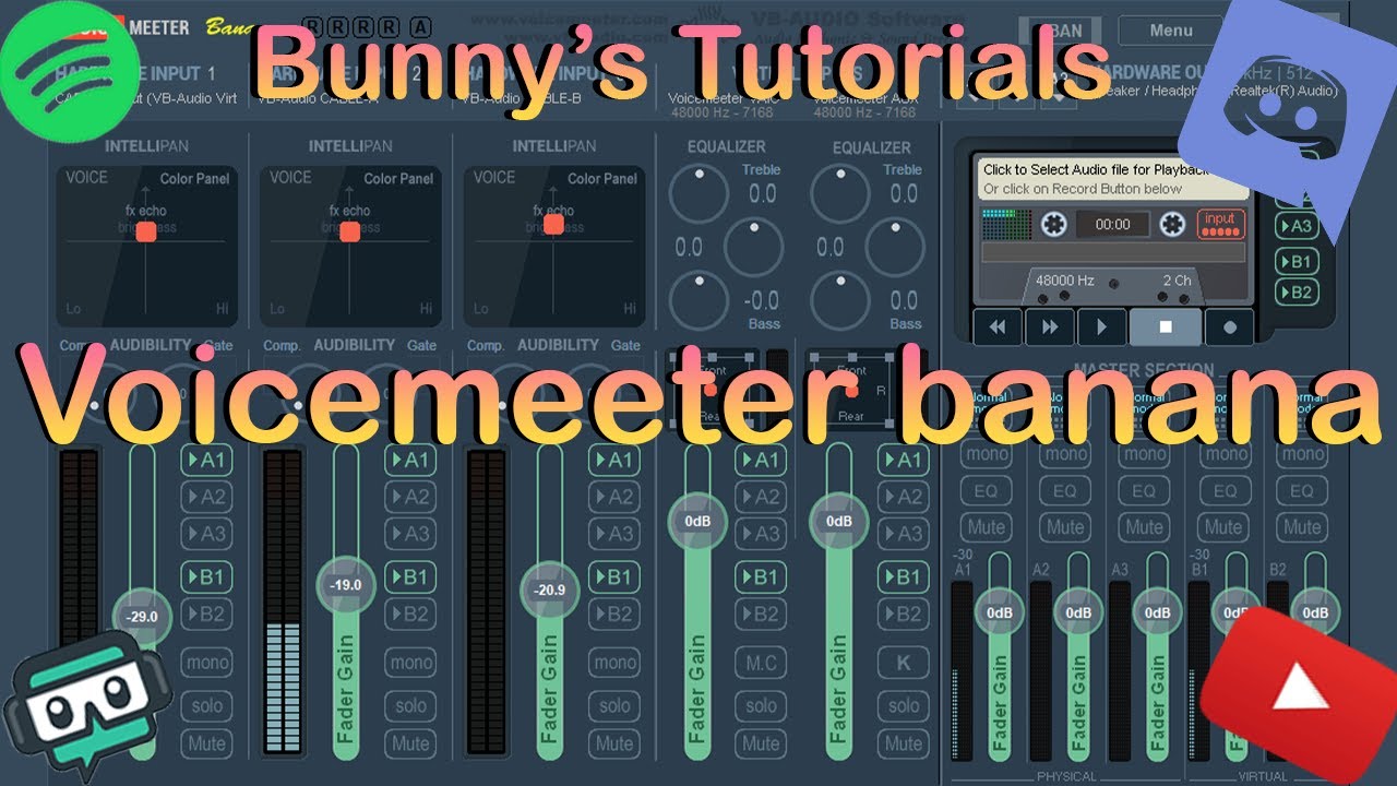 VoiceMeeter Banana Tutorial + Stream Setup - YouTube