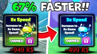 5X SPEED VS 3X SPEED!!! Which Ones Better??? (Spongebob TD)