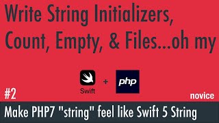 PHP String Class 2: initializing strings - novice
