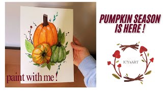 Pumpkin Painting!  | Paint with me