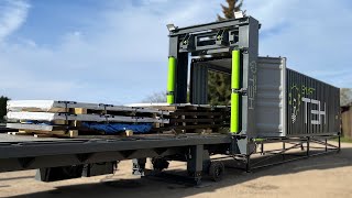 Load and Unload Steel Plates in Minutes | Container Loading and Unloading System