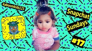 Snapchat Sundays #17 Kids React to AR Face Filters - Snapchat Challenge