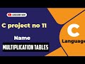 Multiplication tables making using by python 🔥 //python projects #coding #python