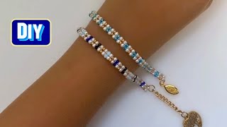 Easy DIY Bracelets. Step by step jewelry tutorial