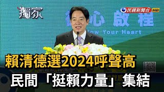 賴清德選2024呼聲高　民間「挺賴力量」集結－民視新聞