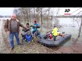 Bosnian river bursts its banks with record water levels