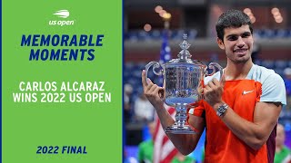 Carlos Alcaraz's Trophy Presentation | 2022 US Open